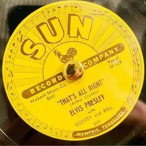 Foster Cranz Art+Design | Media | Rare Elvis Presley 78 Sun